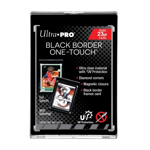 Ultra Pro: Black Border ONE-TOUCH Magnetic Holder UV 23pt