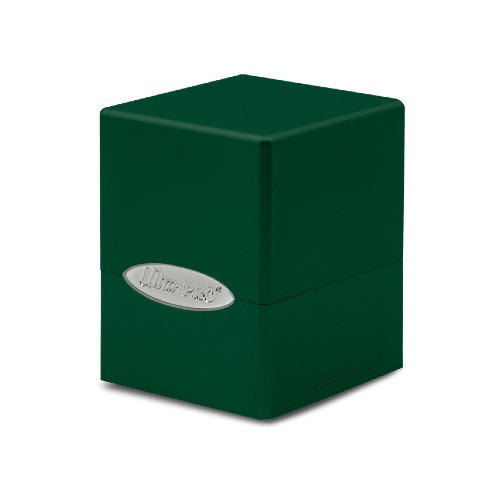 Ultra Pro Deck Box: Satin Cube - Hi-Gloss Emerald Green