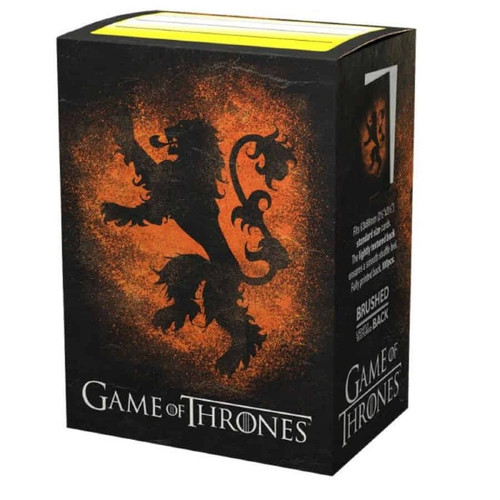 Dragon Shield: Game of Thrones 'House Lannister' - Art, Brushed Card Sleeves