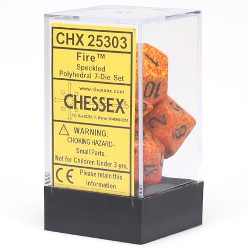 Chessex Dice: Speckled Fire - Polyhedral (7)