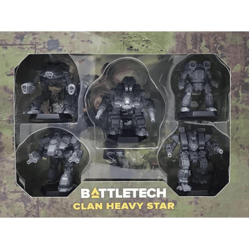 BattleTech: Clan Heavy Star - Miniature Force Pack