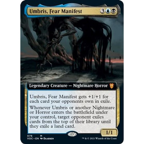 Umbris, Fear Manifest: Mythic #076 - Innistrad: Crimson Vow (Extended Art)