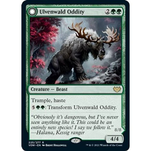 Ulvenwald Oddity // Ulvenwald Behemoth (VOW-225) - Innistrad: Crimson Vow: (Double Faced Transform) Foil