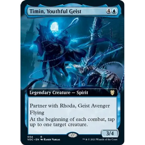 Timin, Youthful Geist: Rare #054 - Innistrad: Crimson Vow (Extended Art)