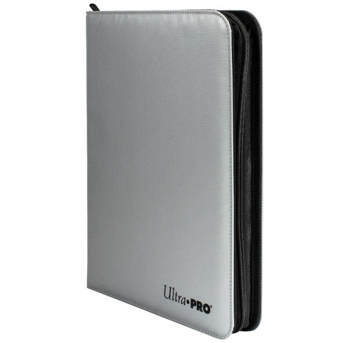 Ultra Pro Binder: Silver - Zippered (9-Pocket)