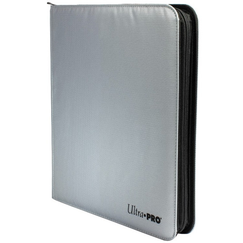 Ultra Pro Binder: Silver - Zippered (12-Pocket)