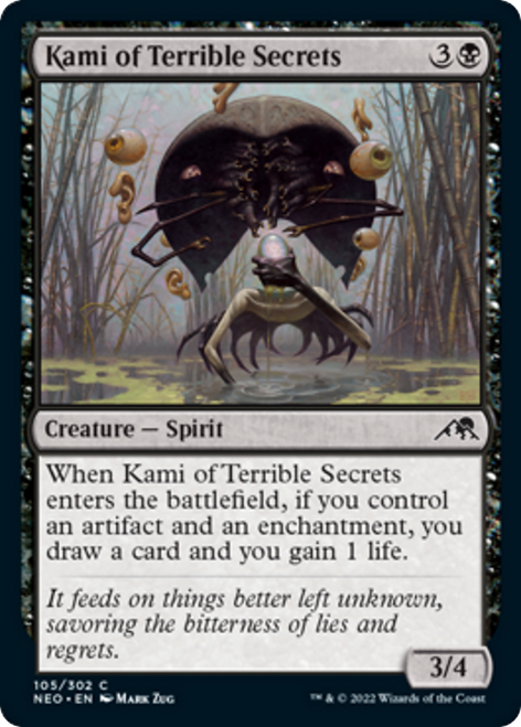 Kami of Terrible Secrets (NEO-105) - Kamigawa: Neon Dynasty