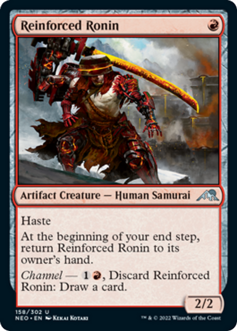Reinforced Ronin (NEO-158) - Kamigawa: Neon Dynasty Foil