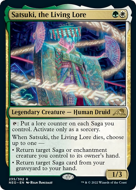 Satsuki, the Living Lore: (Legendary) Foil