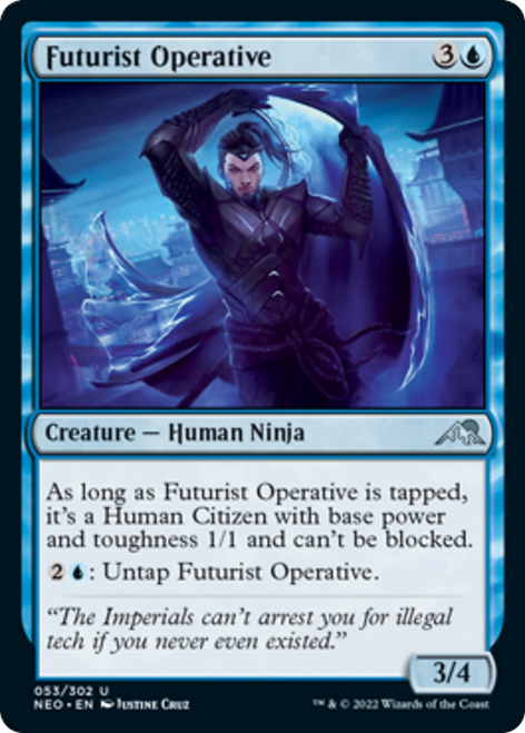 Futurist Operative (NEO-053) - Kamigawa: Neon Dynasty