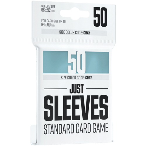 Gamegenic Sleeves: Just Sleeves - Clear Standard Card Size (50ct)