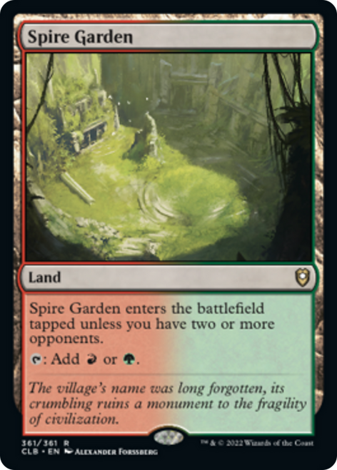 Spire Garden (CLB-361) - Commander Legends: Battle for Baldur's Gate