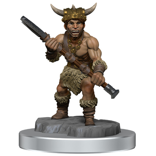 Dungeons & Dragons Nolzur's Marvelous Unpainted Miniatures: Halfling Barbarians (Wave 18)