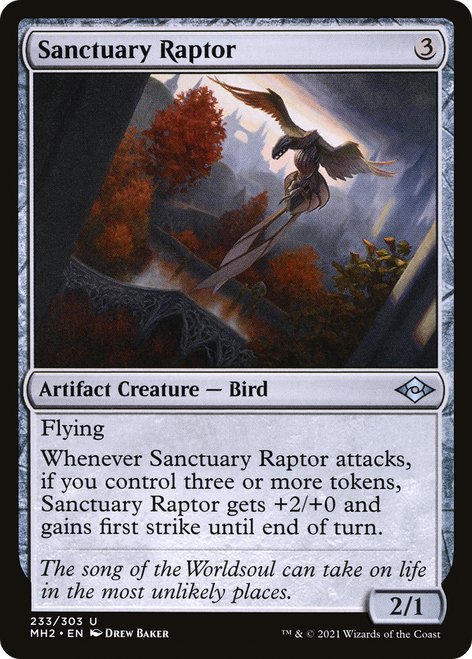 Sanctuary Raptor (MH2-233) - Modern Horizons 2 Foil