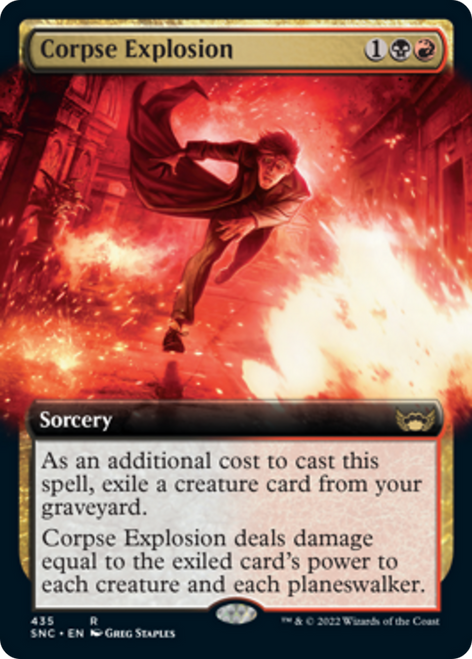 Corpse Explosion: (Extended Art) Foil