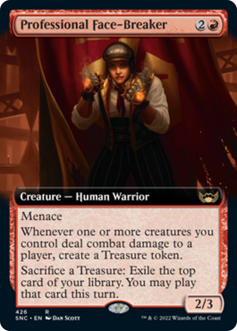 Professional Face-Breaker (SNC-426) - Streets of New Capenna: (Extended Art) Foil
