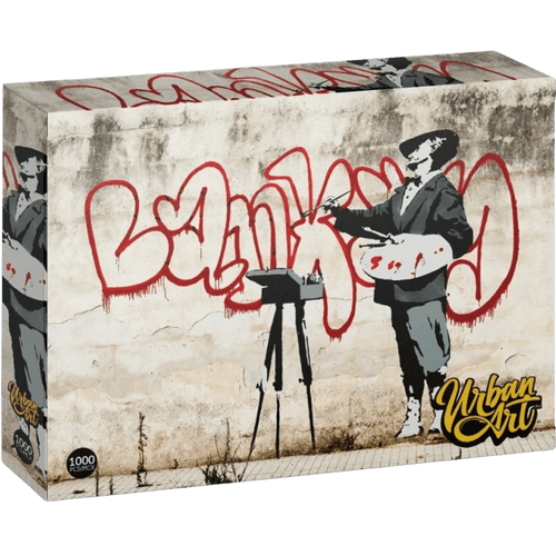 Urban Art Graffiti: Banksy - Graffiti Painter / Velasquez - Puzzle (1000pcs) (On Sale)