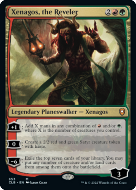 Xenagos, the Reveler (CLB-853) - Commander Legends: Battle for Baldur's Gate