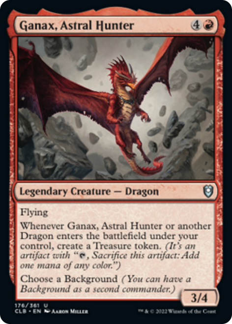 Ganax, Astral Hunter (CLB-176) - Commander Legends: Battle for Baldur's Gate Foil