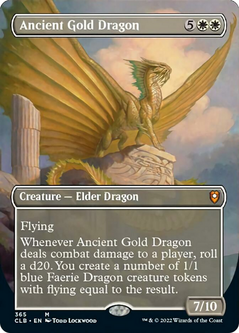 Ancient Gold Dragon (Borderless) Foil