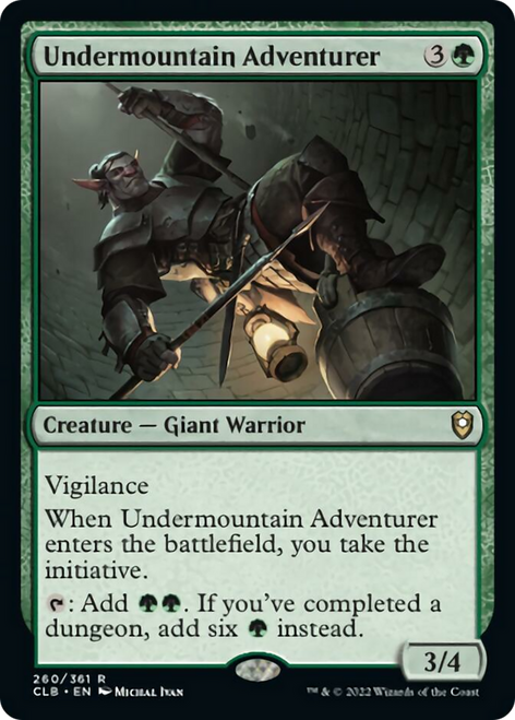 Undermountain Adventurer (CLB-260) - Commander Legends: Battle for Baldur's Gate Foil