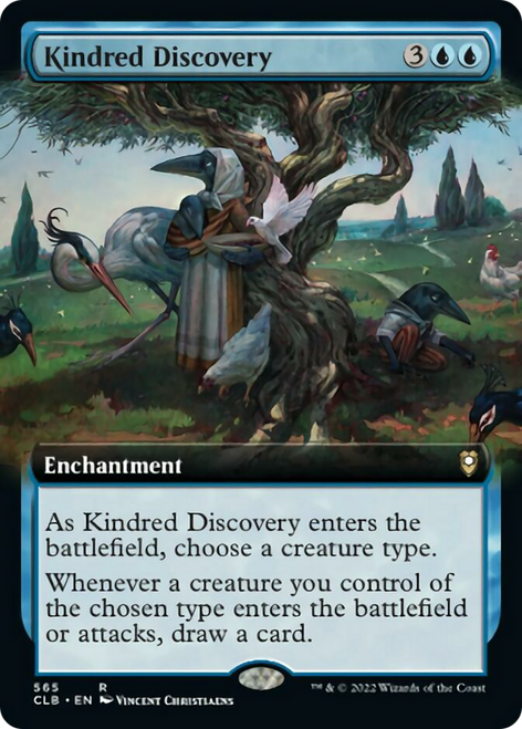 Kindred Discovery (CLB-565) - Commander Legends: Battle for Baldur's Gate: (Extended Art) Foil