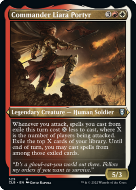 Commander Liara Portyr (CLB-529) - Commander Legends: Battle for Baldur's Gate Etched Foil