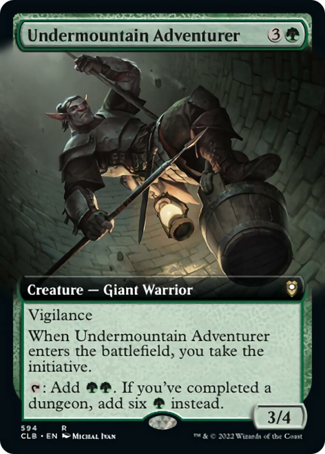 Undermountain Adventurer (CLB-594) - Commander Legends: Battle for Baldur's Gate: (Extended Art)
