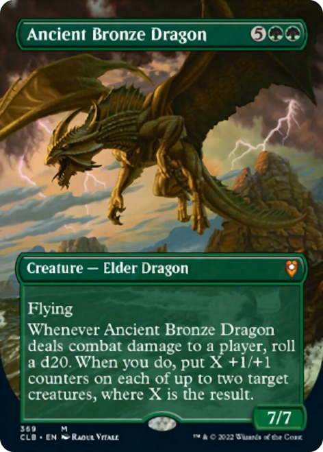 Ancient Bronze Dragon (CLB-369) - Commander Legends: Battle for Baldur's Gate (Borderless)