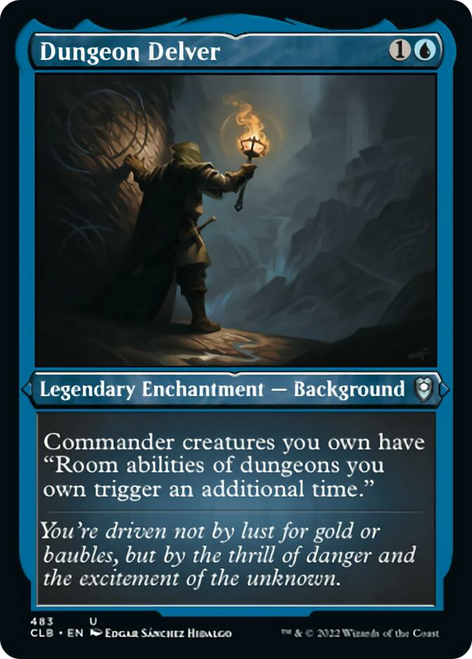 Dungeon Delver (CLB-483) - Commander Legends: Battle for Baldur's Gate Etched Foil