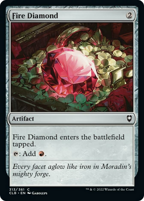Fire Diamond (CLB-313) - Commander Legends: Battle for Baldur's Gate Foil