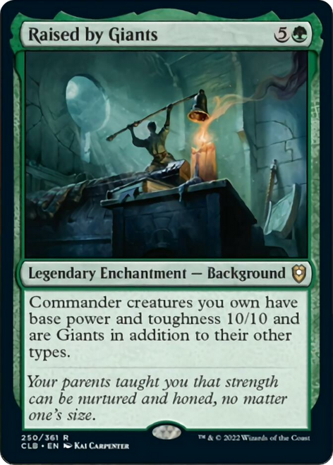 Raised by Giants (CLB-250) - Commander Legends: Battle for Baldur's Gate Foil