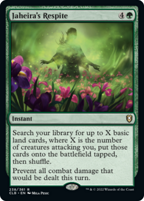 Jaheira's Respite (CLB-238) - Commander Legends: Battle for Baldur's Gate