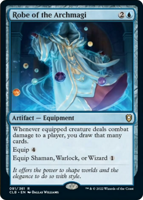 Robe of the Archmagi (CLB-091) - Commander Legends: Battle for Baldur's Gate Foil