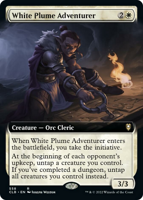 White Plume Adventurer: (Extended Art)