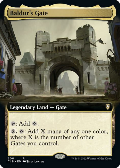 Baldur's Gate (CLB-600) - Commander Legends: Battle for Baldur's Gate: (Extended Art) Foil