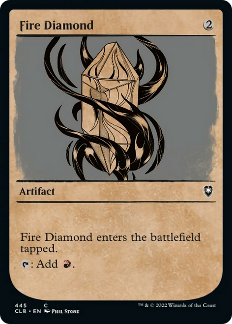 Fire Diamond: (Showcase) Foil