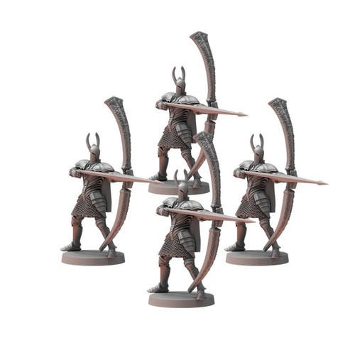 Dark Souls RPG: Miniatures - Silver Knight Greatbowmen