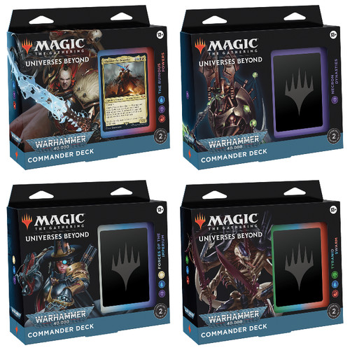 Magic: The Gathering - Universes Beyond: Warhammer 40,000 - Commander Deck (Set of 4)