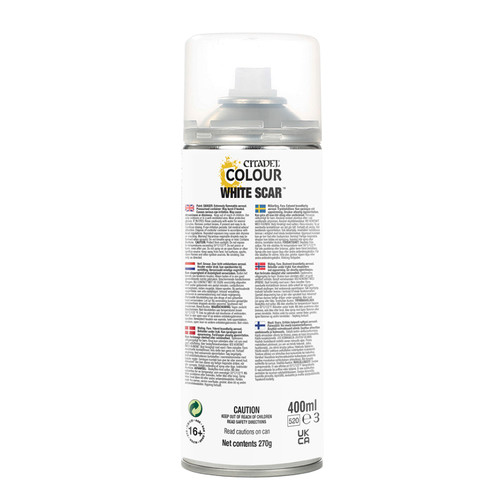Citadel Colour Spray Paint: White Scar (400ml)