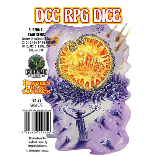 Dungeon Crawl Classics RPG: Supernal Star Seeds - Dice (PREORDER)