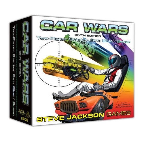Car Wars Sixth Edition: 2-Player Starter Set - Blue/Green