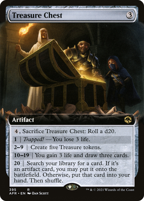Treasure Chest (AFR-395) - Adventures in the Forgotten Realms: (Extended Art)