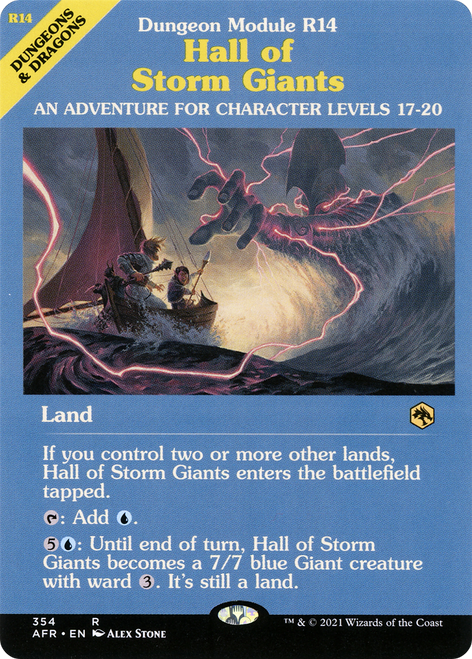 Hall of Storm Giants (AFR-354) - Adventures in the Forgotten Realms: (Showcase)