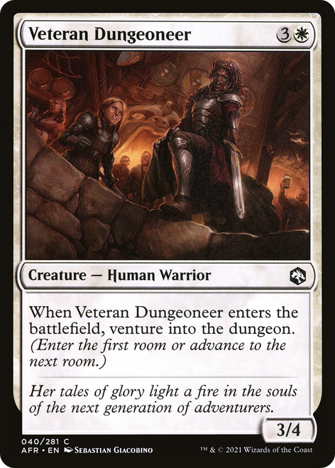 Veteran Dungeoneer - Adventures in the Forgotten Realms Foil