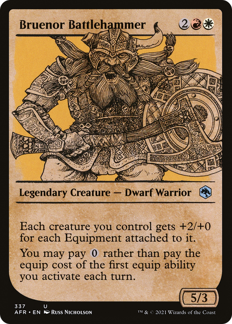 Bruenor Battlehammer (AFR-337) - Adventures in the Forgotten Realms: (Showcase)