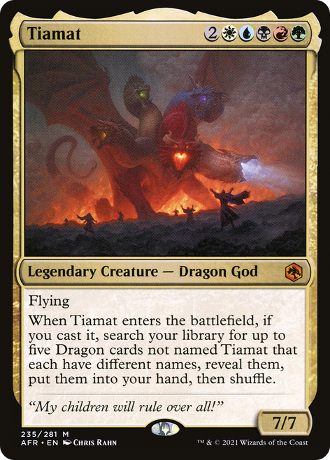 Tiamat (AFR-235) - Adventures in the Forgotten Realms