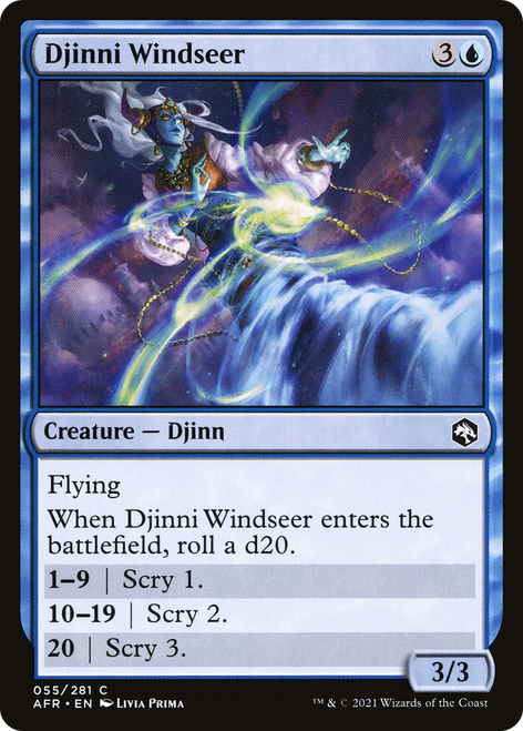 Djinni Windseer (AFR-055) - Adventures in the Forgotten Realms