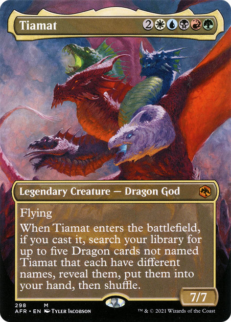 Tiamat (AFR-298) - Adventures in the Forgotten Realms (Borderless)