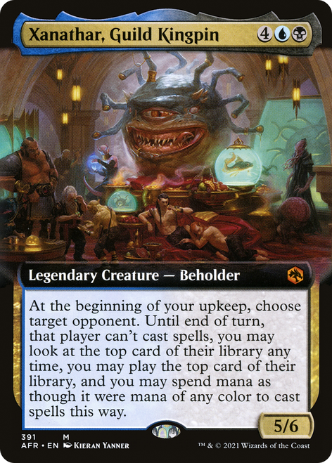 Xanathar, Guild Kingpin (AFR-391) - Adventures in the Forgotten Realms: (Extended Art) Foil